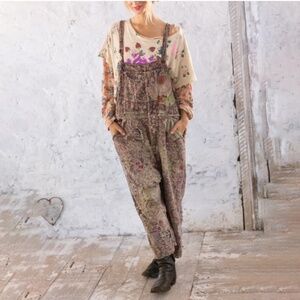Magnolia Pearl Benjamin Wide Leg Overalls in Fruit Market